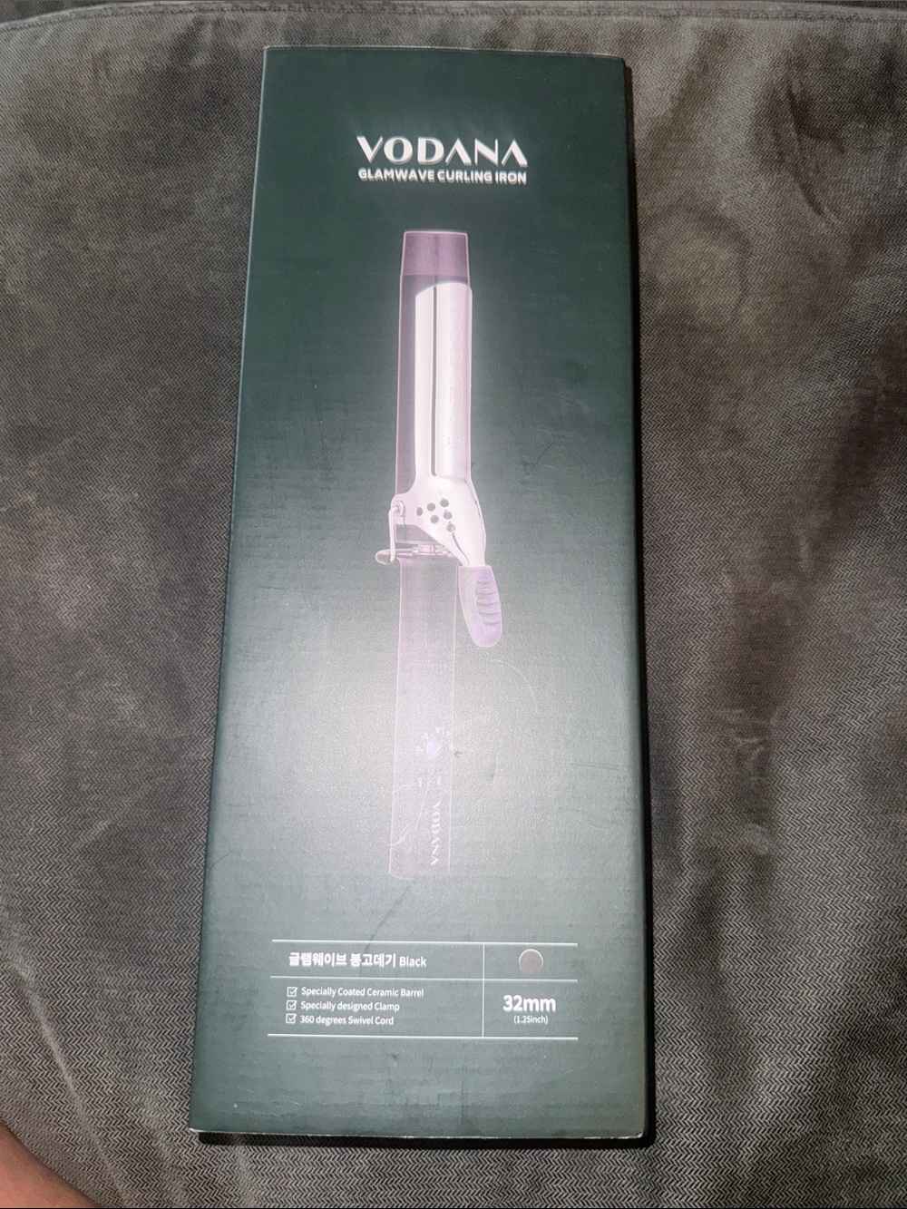 VODANA Glamwave 32mm (1.5in) Curling Iron in Black